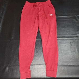 Gymshark Womens Burgundy Pippa Training Joggers Pants Small